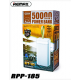 Зарядний Power Bank Remax RPP-185 50000mAh / Швидка зарядка 5 вольт / 2.1 Ампера / 50000 mAh / Білий