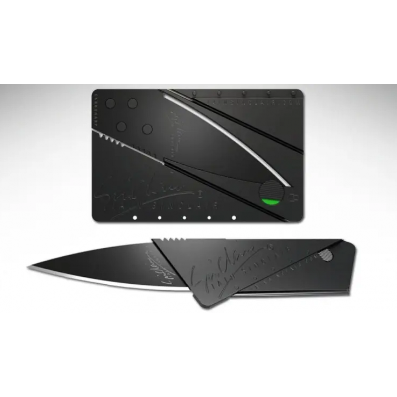 Ніж–кредитка CardSharp / Кишеньковий ніж CardSharp / Чорний