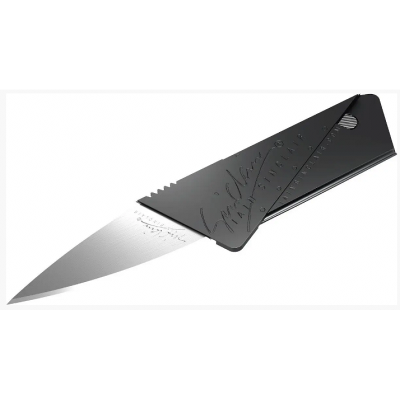 Ніж–кредитка CardSharp / Кишеньковий ніж CardSharp / Чорний