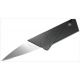 Ніж–кредитка CardSharp / Кишеньковий ніж CardSharp / Чорний