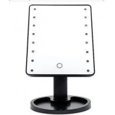 Дзеркало з підсвічуванням Led Mirror / Дзеркало для макіяжу з USB / Чорний