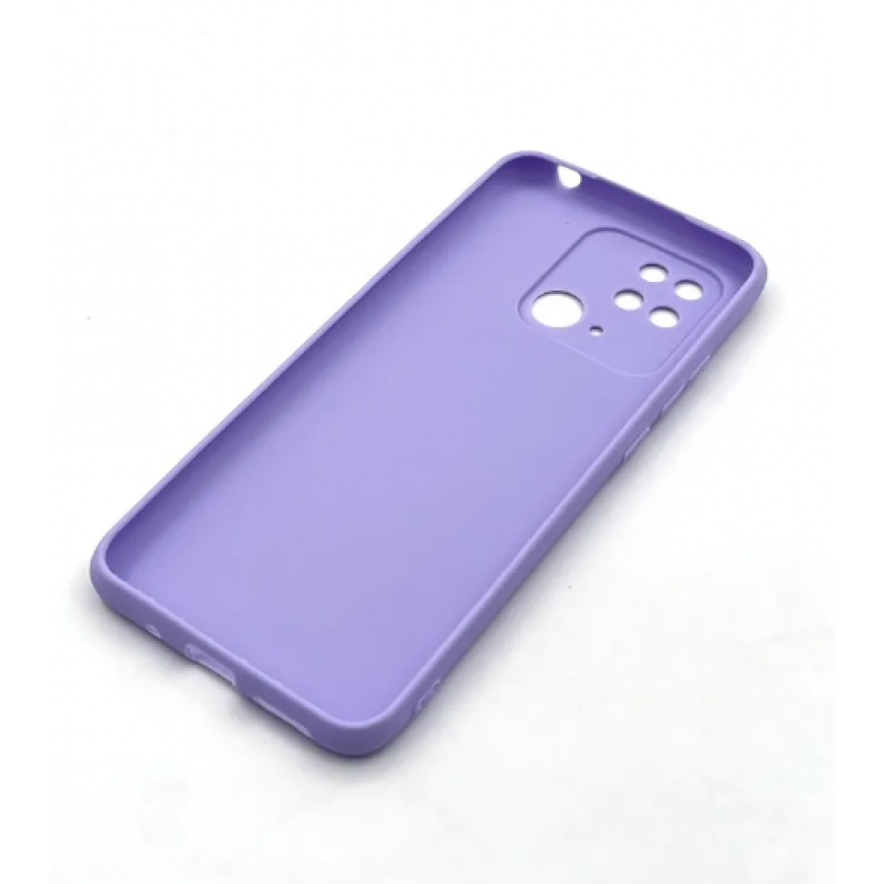 Чохол Fashion Silicone case (матовий) для Xiaomi Redmi 10C / Бузковий