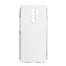 Силіконова накладка (бампер) для смартфона Xiaomi Redmi 9 / чохол SMTT / Прозорий