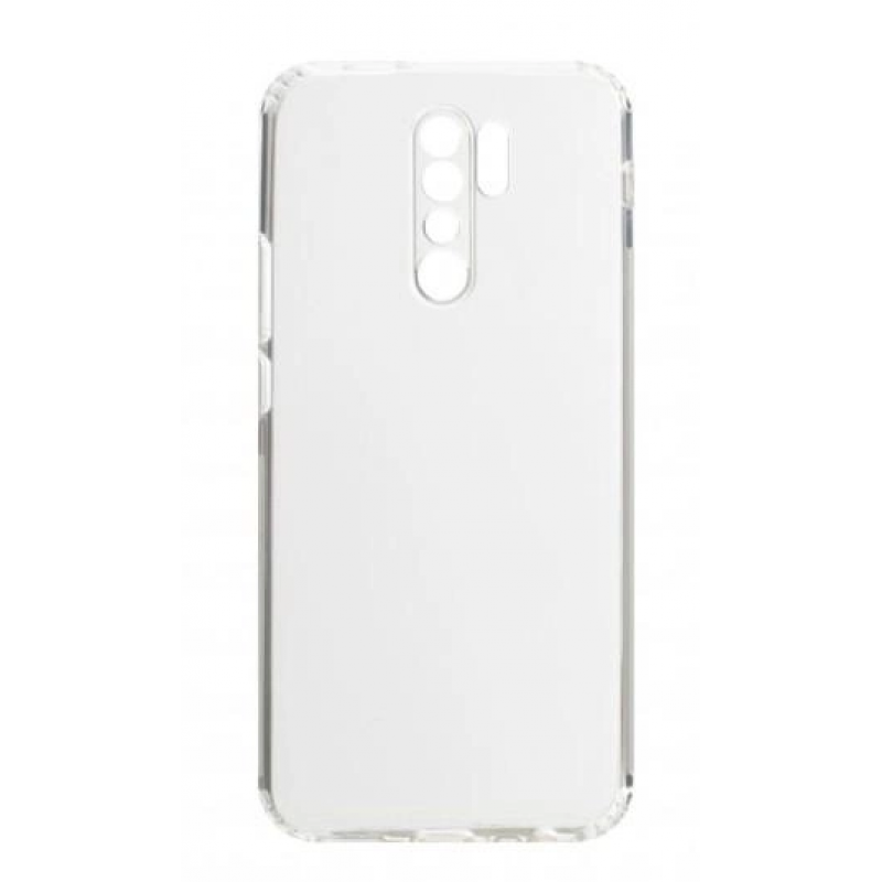 Силіконова накладка (бампер) для смартфона Xiaomi Redmi 9 / чохол SMTT / Прозорий