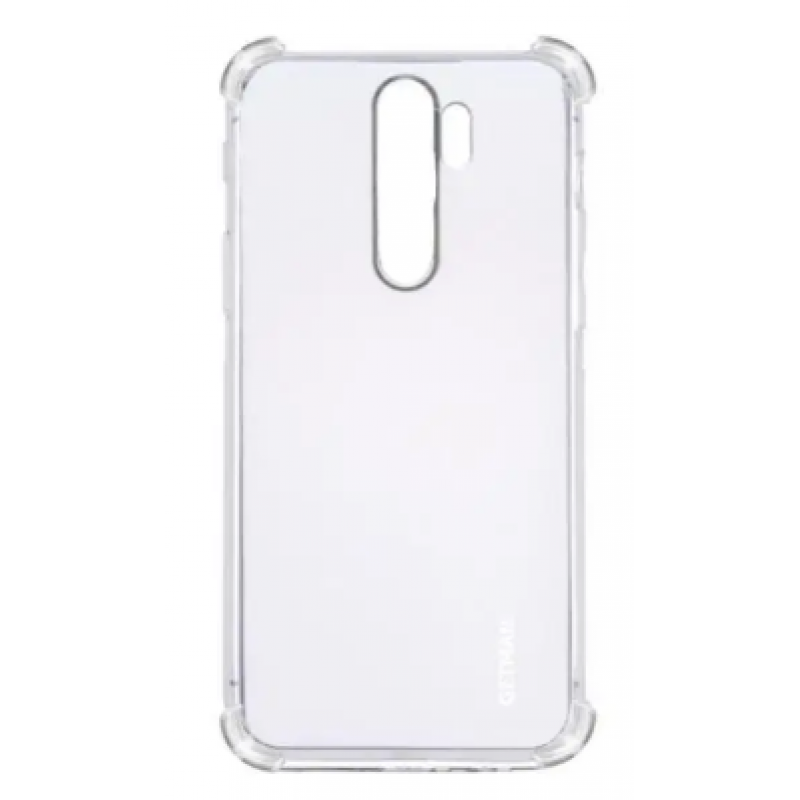 Силіконова накладка (бампер) для смартфона Xiaomi Redmi 9 / Air Skin Crashproof/ Прозорий