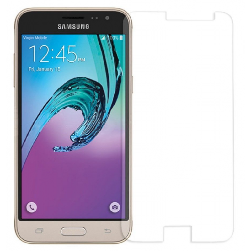 Загартоване захисне скло на Samsung J1 (2016) / Без рамки  / Прозоре
