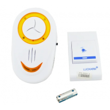 Бездротовий дверний дзвінок Luckarm Intelligent / 8853 / Білий (Оранжевий)