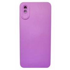 Силіконова Lux Matte накладка (бампер) для смартфона Xiaomi Redmi 9A /  Розовий