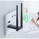 Репітер 9205 / Wi-Fi Підсилювач 300 Мбіт / Бездротовий Wi-Fi репітер з двома антенами / Чорний