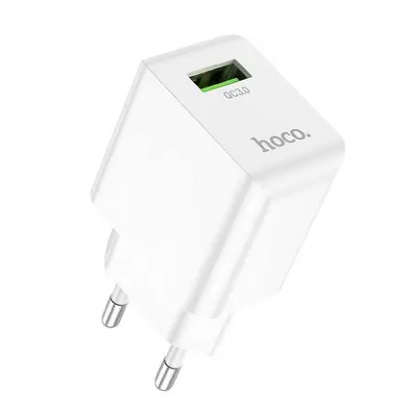 Блок живлення hoco C98A  Quick Charge 3.0 18W /  Білий