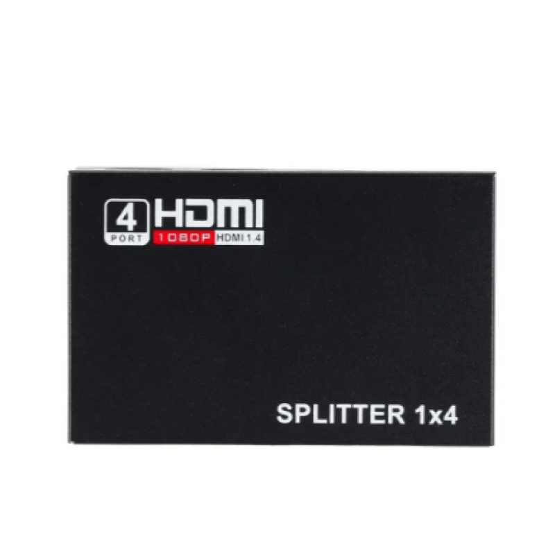HDMI разветвитель на 4 порта HDMI SPLITTER 1 in 4 / Черный