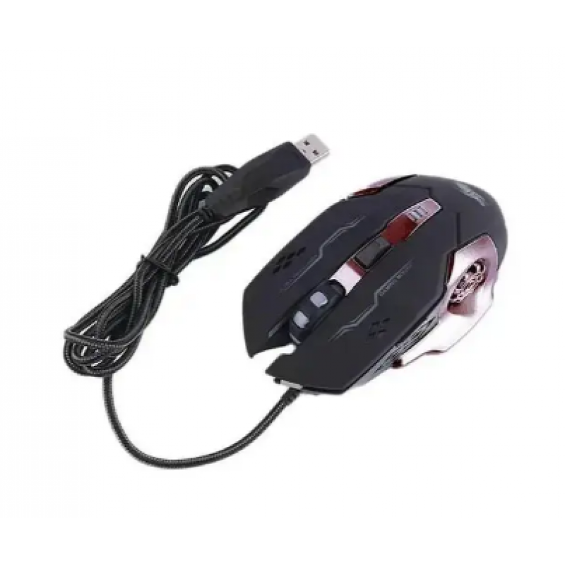 Провідна миша Gaming Mouse X6 з підсвічуванням / Комп'ютерна мишка провідна 1.8M / Чорний