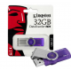 Флеш накопичувач USB на 16 гб / швидкість 3.0 Kingston DataTraveler DT101 G2/ Фіолетовий
