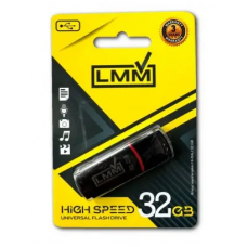 Флеш накопичувач USB на 32 гб / швидкість 2.0 "LMM" Classic / Чорний
