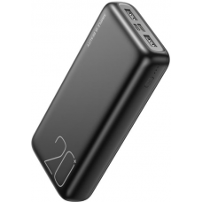 Зарядний Power Bank XO-PR183/ Швидка зарядка  / 20000 mAh / Чорний