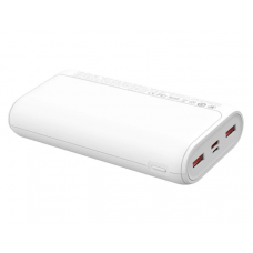 Зарядний Power Bank XO-PR127 / Швидка зарядка  PD20W / 20000 mAh / Білий