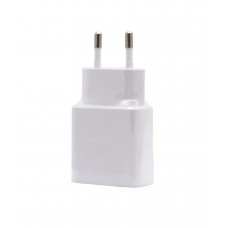 Зарядний блок живлення на 1 USB / 5V 2.0 А / Білий