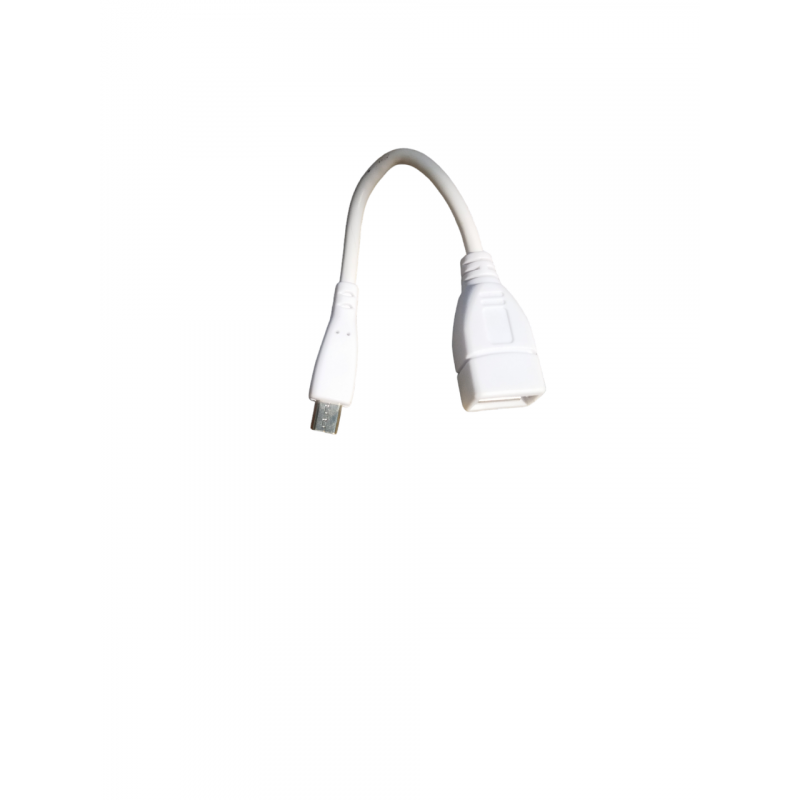 Кабель OTG MicroUSB - USB 2.0 Белый