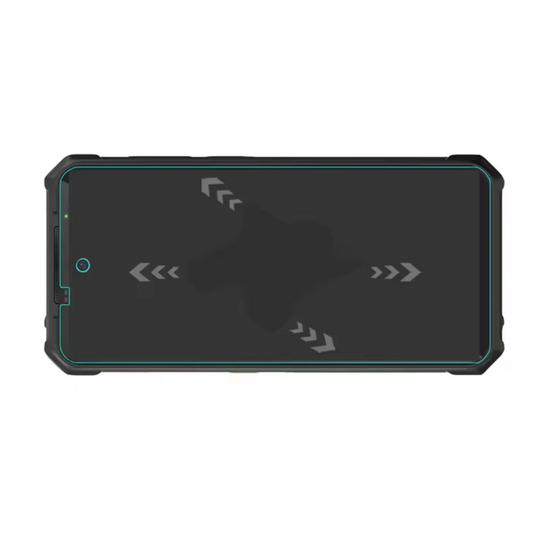 Защитное стекло на смартфон Ulefone Armor 24 (Вид 2) Прозрачное