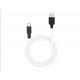 Кабель Hoco X21 Plus Silicone USB - Type-C \ 1 метр \ Білий