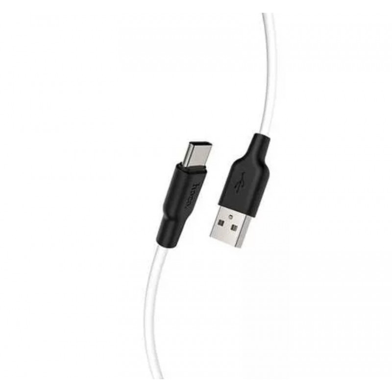 Кабель Hoco X21 Plus Silicone USB - Type-C \ 1 метр \ Білий
