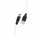 Кабель USB Hoco X21 Silicone Type - C \ 1 метр \ Білий