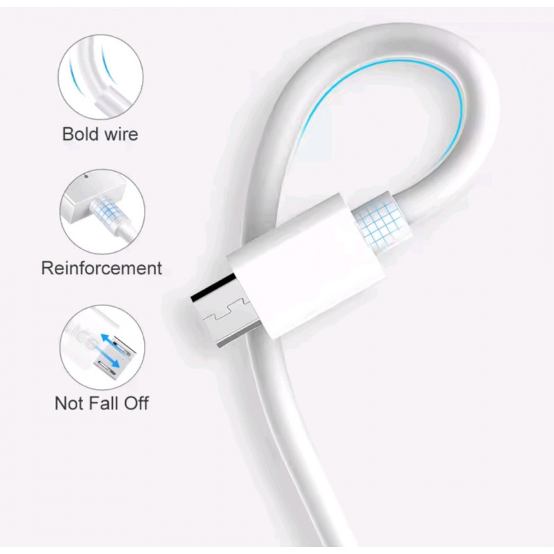 Кабель Micro - USB  для смартфонів \ 1,3 метра \ Білий