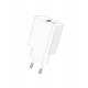 Блок живлення Borofone A88A \ Швидка зарядка 3.0 USB (18W) + Type C (PD 20W) \ Білий