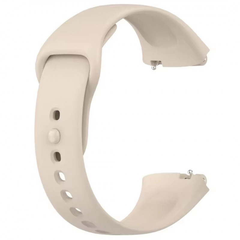 Силіконовий ремінець для  Xiaomi Redmi Watch 3 Active / Слонова кістка