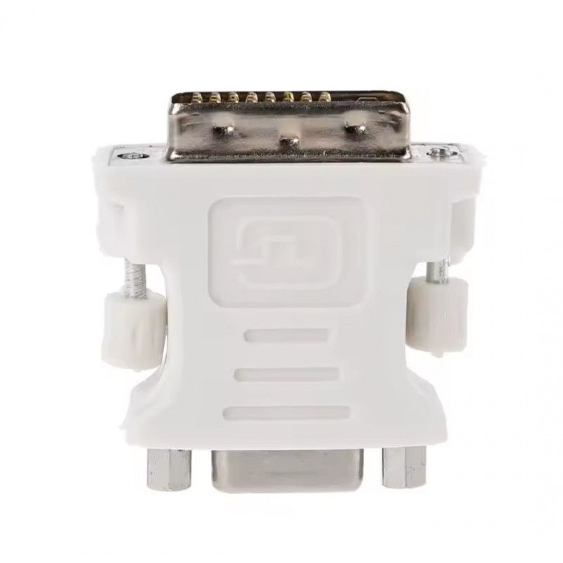 Перехідник DVI (24+1 зовнішній) - VGA ( внутрішній) / білий