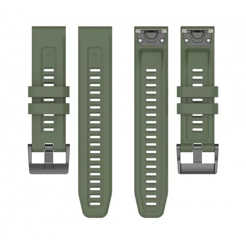 Ремінець QuickFit 20 мм. для годинників Garmin Fenix 8 43mm. \ Армійський зелений (Army Green)