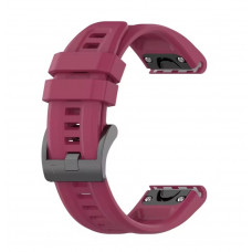 Ремінець QuickFit 20 мм. для годинників Garmin Fenix 8 43mm. \ Бордовий (Wine Red)