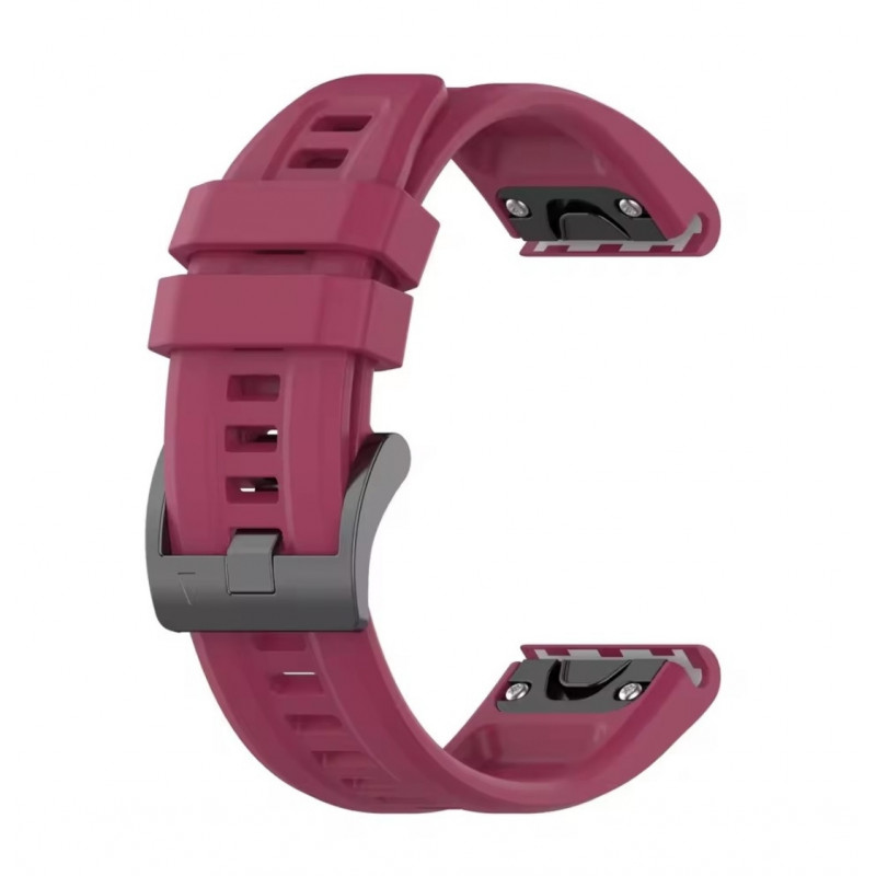 Ремінець QuickFit 20 мм. для годинників Garmin Fenix 8 43mm. \ Бордовий (Wine Red)