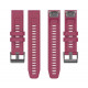 Ремінець QuickFit 20 мм. для годинників Garmin Fenix 8 43mm. \ Бордовий (Wine Red)