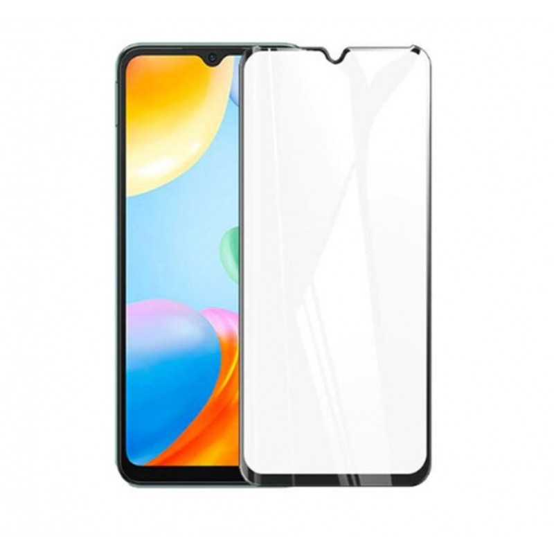 Захисне скло на смартфон Redmi 11 / Повне покриття / Чорна рамка