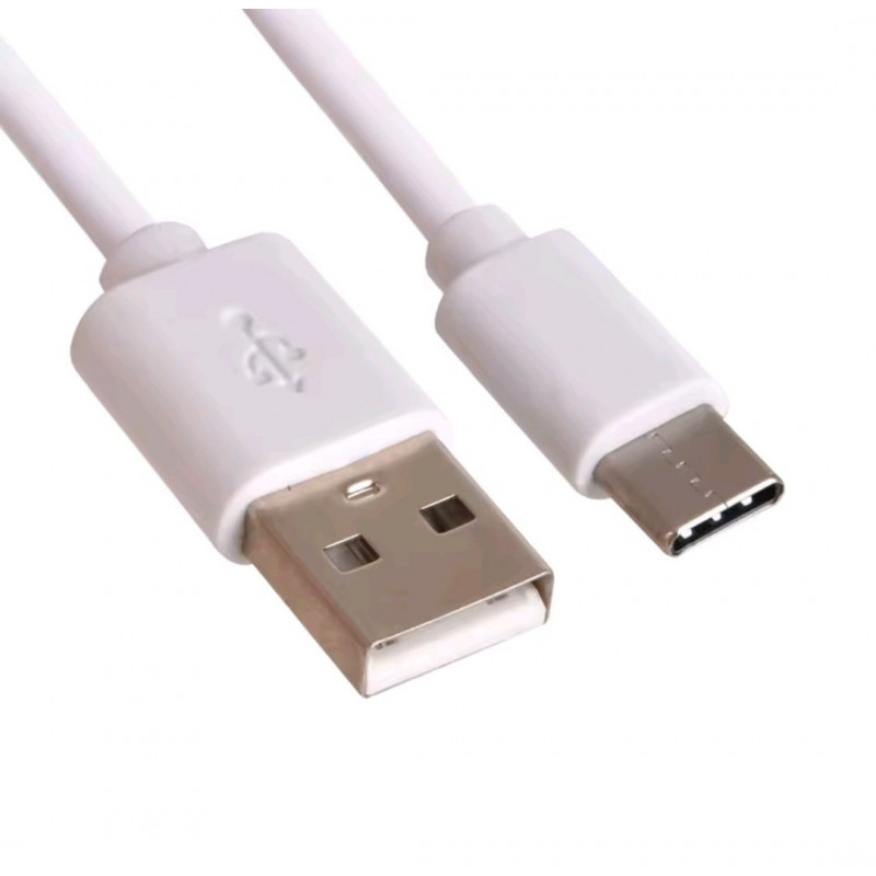 Кабель Type-c - USB  для швидкої зарядки смартфонів \ 1метр \ Білий