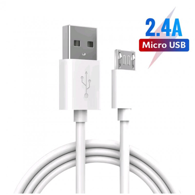 Кабель Micro - USB  для смартфонів \ 1 метр \ Білий