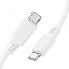 Кабель Borofone X115 Type-c - Type-c / для смартфонів / до 60ват / 1 метр / Білий