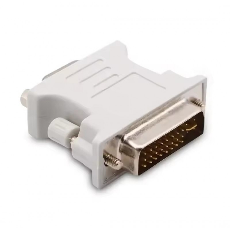 Перехідник DVI (24+5 зовнішній) - VGA ( внутрішній) / білий