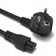 Кабель для ноутбука 1.5 м / 3 pin / Чорний
