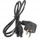 Кабель для ноутбука 1.8 м / 3 pin / Черный