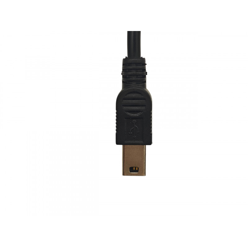 Кабель mini usb (V3) - USB для відеореєстраторів з подовженим конектором 9 mm. / довжина - 100см Чорний