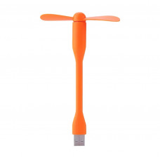 Міні вентилятор USB для комп'ютера Pover Bank / Помаранчевий