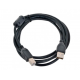 Кабель для принтера (сканера) USB 2.0 AM-BM / 1 метр. / Черный