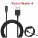Магнітний USB кабель на смарт годинник Redmi Watch 4 / 100 см. / Чорний