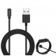 Магнітний USB кабель на смарт годинник Redmi Watch 4 / 100 см. / Чорний