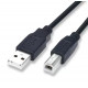 Кабель для принтера (сканера) USB 2.0 AM-BM / 1.8 м. / Чорний