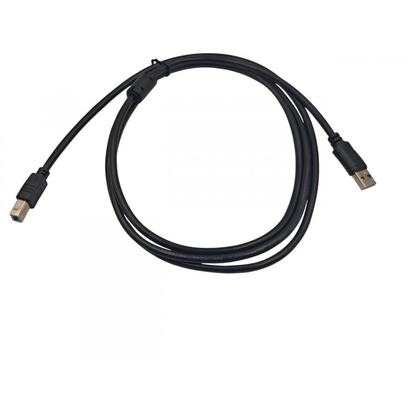 Кабель для принтера (сканера) USB 2.0 AM-BM / 1.8 м. / Чорний