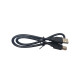 Кабель для принтера (сканера) USB 2.0 AM-BM / 50 см / Чорний