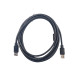 Кабель USB type A - USB type A Cable / Кабель USB-USB / 3 метра / Чорний